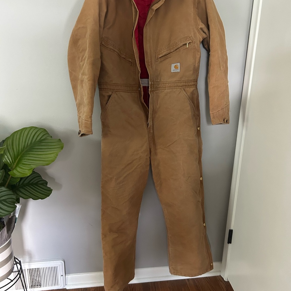 Carhartt Brown Duck Insulated Men's Coverall